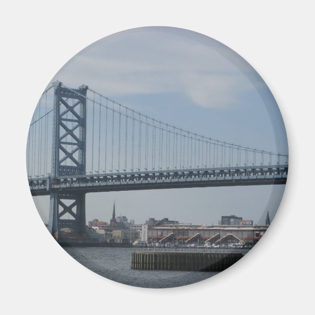 Ben Franklin Bridge Magnet (Framsidan)