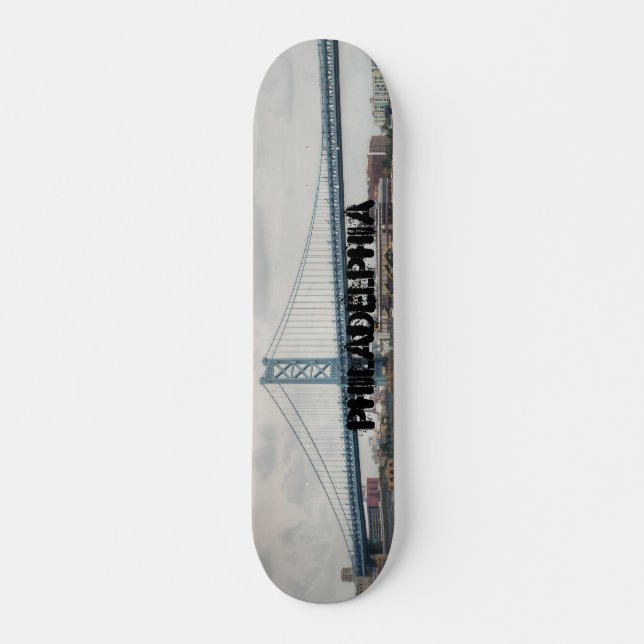 Ben Franklin Bridge Mini Skateboard Bräda 18,7 Cm (Framsida)