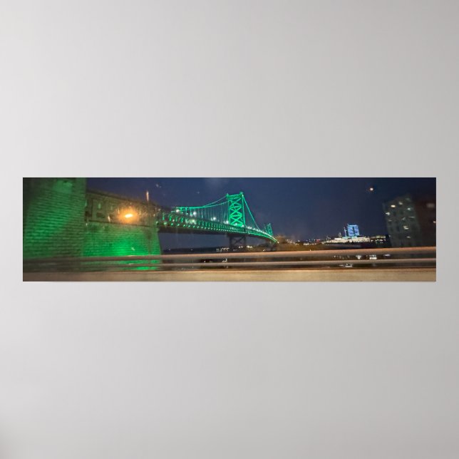 Ben Franklin Bridge Philadelphia Poster (Framsidan)