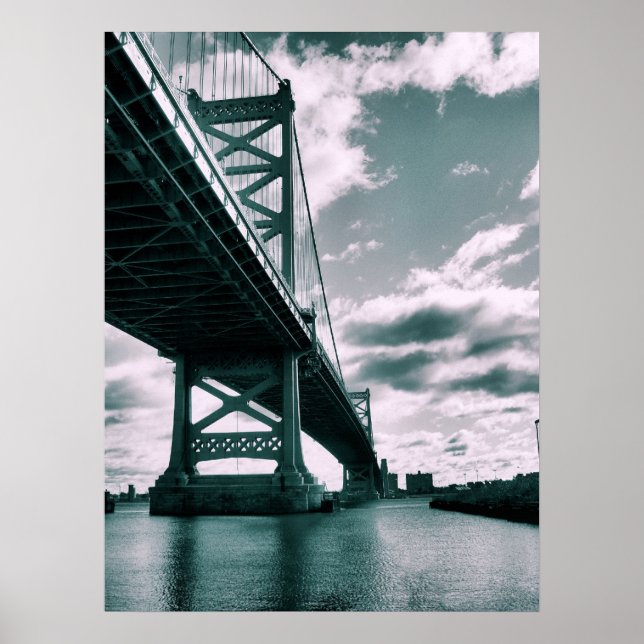 Ben Franklin bridge Poster (Framsidan)