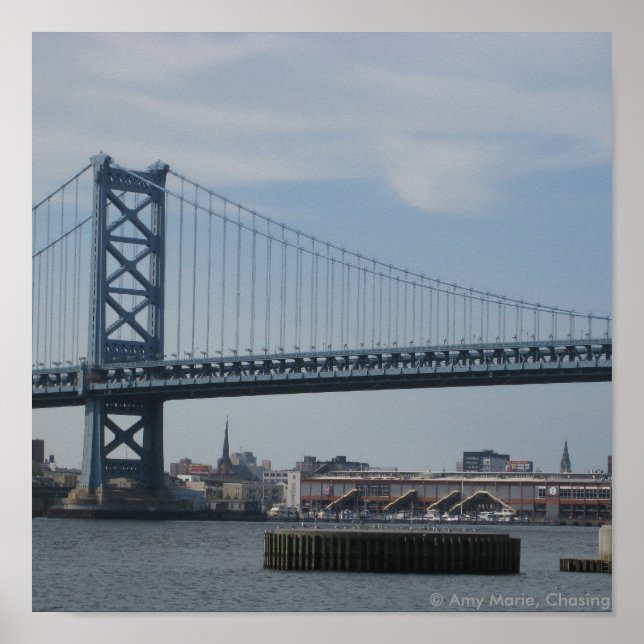 Ben Franklin Bridge Poster (Framsidan)