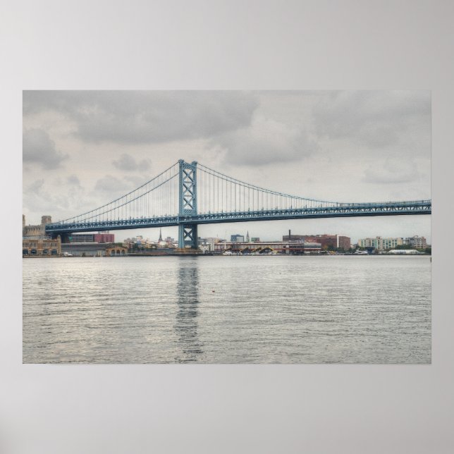 Ben Franklin Bridge Poster (Framsidan)