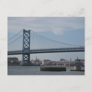 Ben Franklin Bridge Vykort