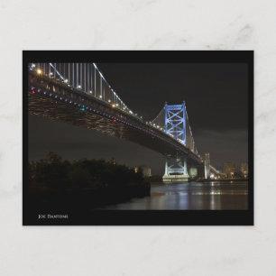 Ben Franklin Bridge Vykort