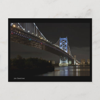 Ben Franklin Bridge Vykort