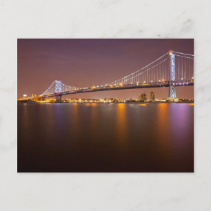 Ben Franklin Bridge Vykort