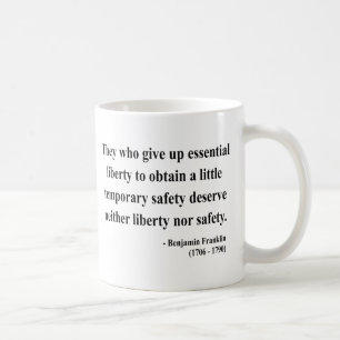 Ben Franklin citationstecken 1a Kaffemugg