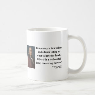 Ben Franklin citationstecken 2b Kaffemugg