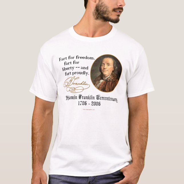 Ben Franklin - fis Proudly T-shirt (Framsida)