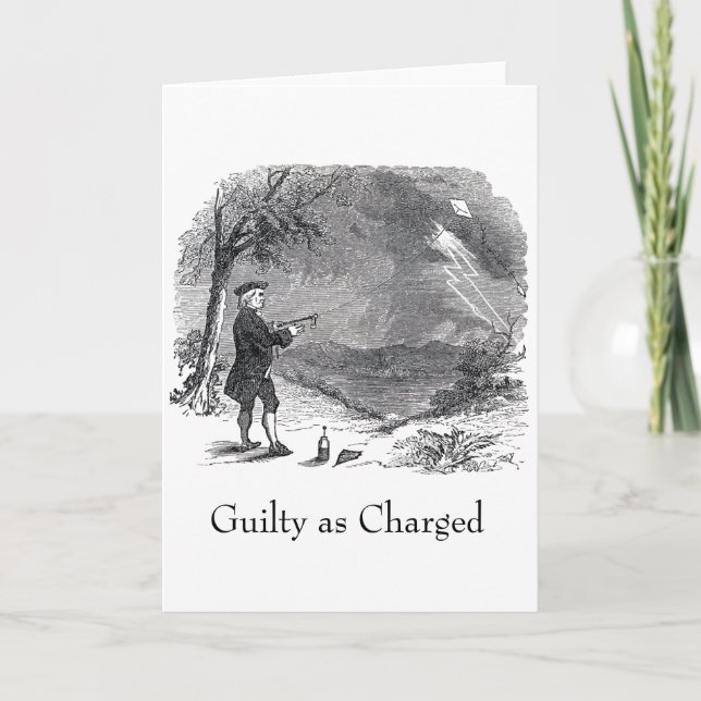 Ben Franklin Guilty as Charged Kort (Framsida)