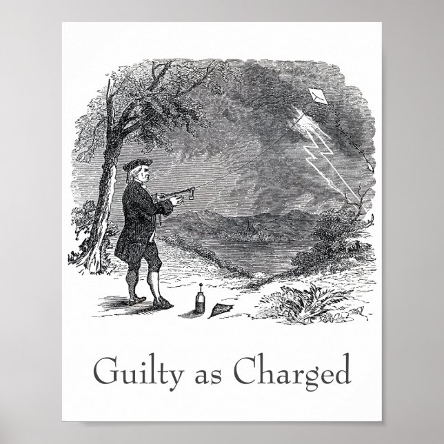 Ben Franklin Guilty as Charged Poster (Framsidan)