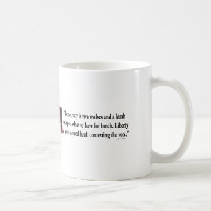 Ben Franklin på vapenkontroll Kaffemugg