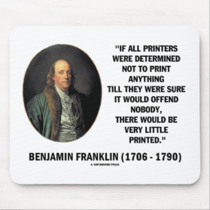 Ben Franklin-skrivare kan inte skriva ut en utskri Musmatta