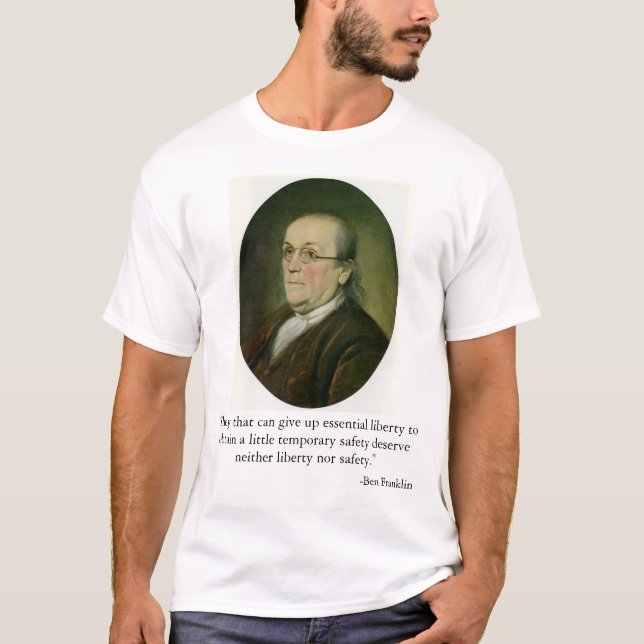 Ben Franklin Tee Shirt (Framsida)