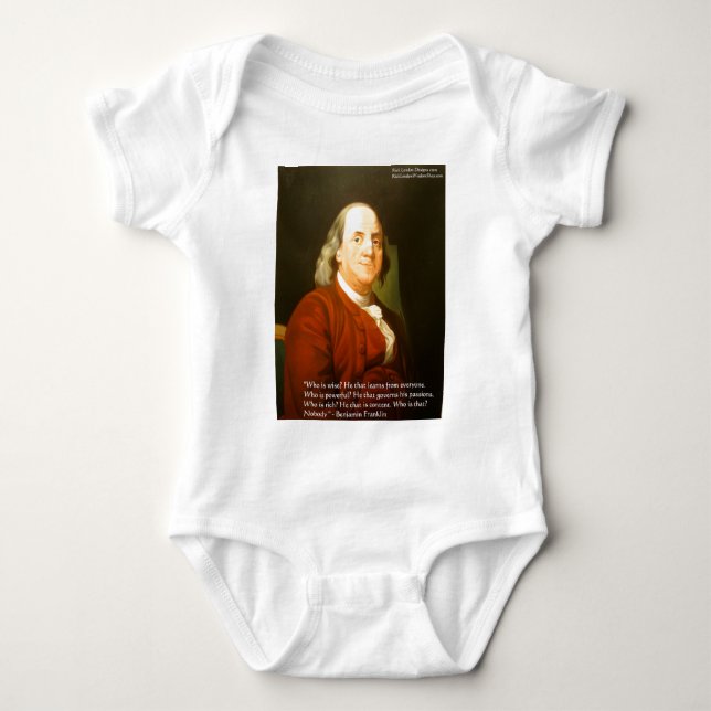 Ben Franklin (Vad är vis) Citat presenter & kort T Shirt (Framsida)