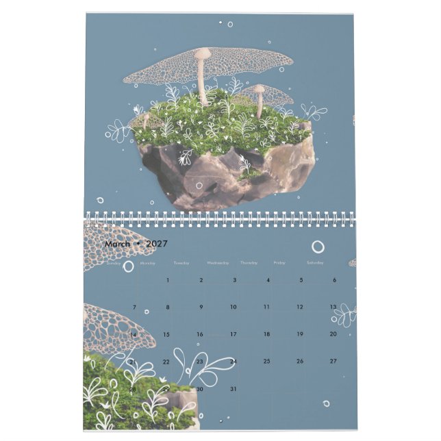 Ben Geiger Art 2019 Calendar Kalender (Mar 2027)