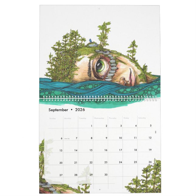 Ben Geiger Art 2025 Calendar Kalender (Sep 2026)