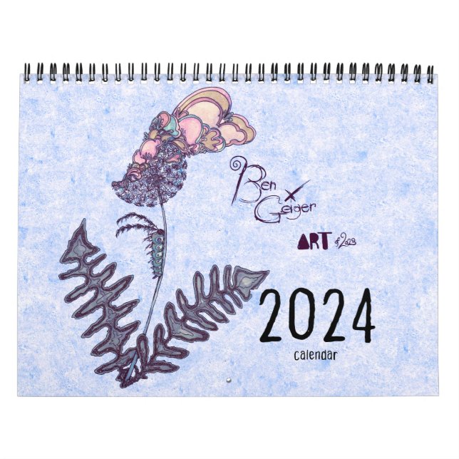 Ben Geiger Art of the year 2024 Calendar Kalender (Omslag)