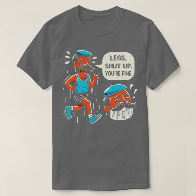 Ben Håll käften Bran Joggar Älskare T Shirt (Design framsida)