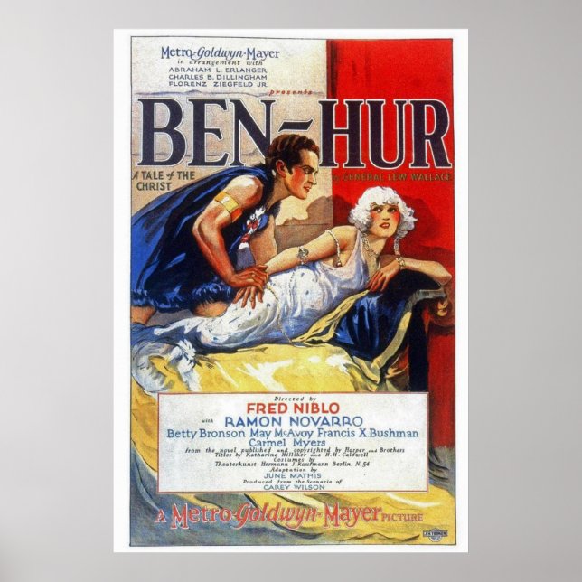 Ben-Hur 1925 Poster (Framsidan)