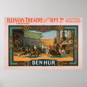 Ben-Hur på Chicago's Illinois Theater Poster