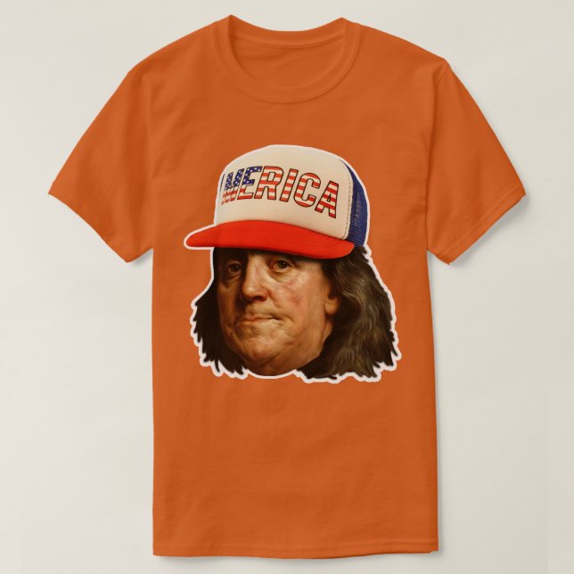 Ben i Merica T Shirt (Design framsida)