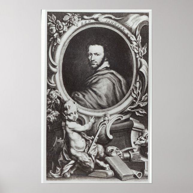 Ben Jonson English playright Poster (Framsidan)