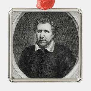 Ben Jonson Julgransprydnad Metall