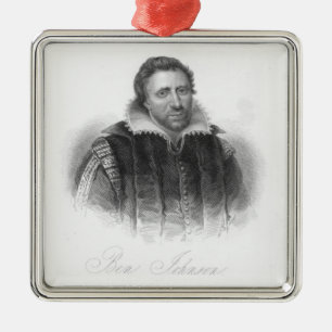 Ben Jonson Julgransprydnad Metall