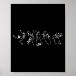 Ben Kom Alive Ezekiel 37 Halloween Skeleton Sku Poster