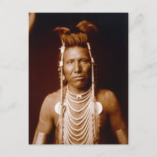 Ben Long Ear (Native American) Vykort