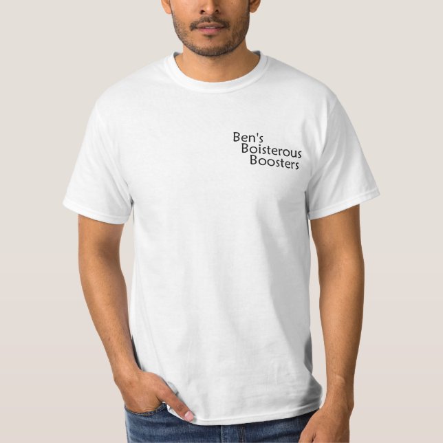 Ben manar akademikra skjorta t-shirt (Framsida)