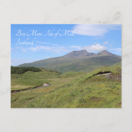 Ben More Mountain, Isle of Mull, Skottland Vykort