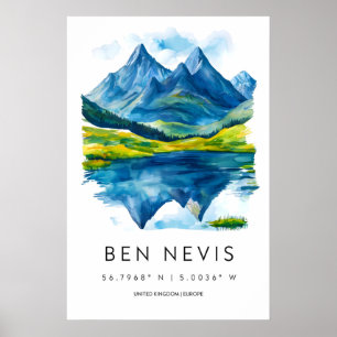 Ben Nevis Akvarell 1 Poster