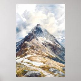 Ben Nevis akvarellaffisch Akvarell 1 Poster