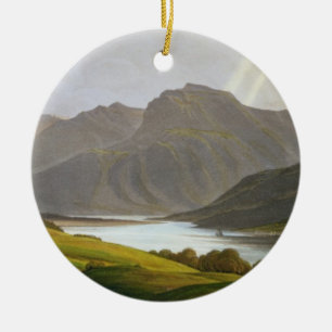 Ben Nevis, pläterar XII från 'landskap av Julgransprydnad Keramik