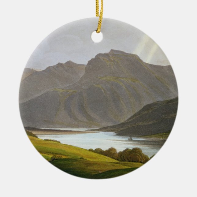 Ben Nevis, pläterar XII från 'landskap av Julgransprydnad Keramik (Framsidan)