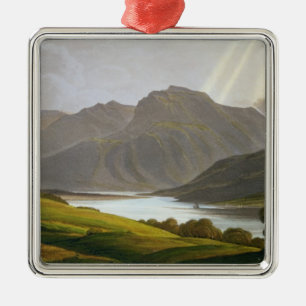 Ben Nevis, pläterar XII från 'landskap av Julgransprydnad Metall