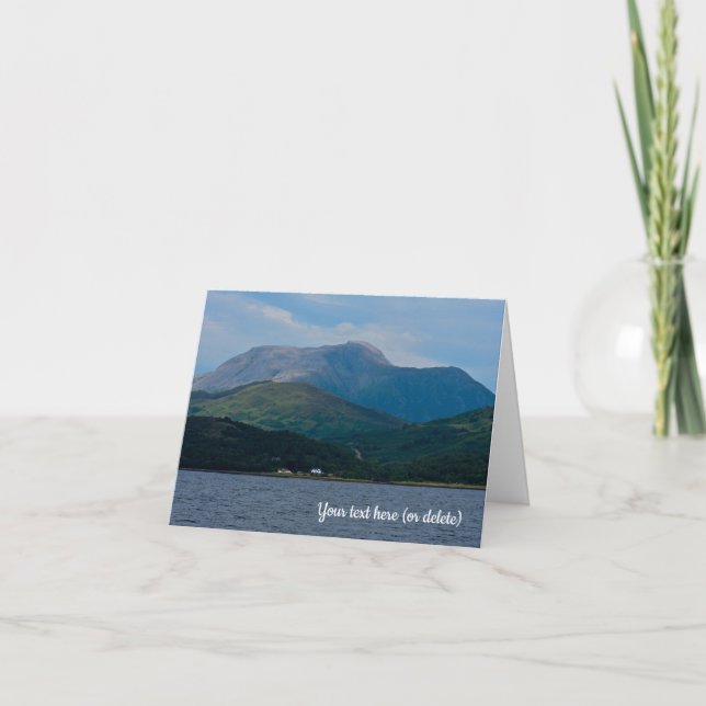 Ben Nevis, Scotland Greeting Card Tack Kort (Framsida)