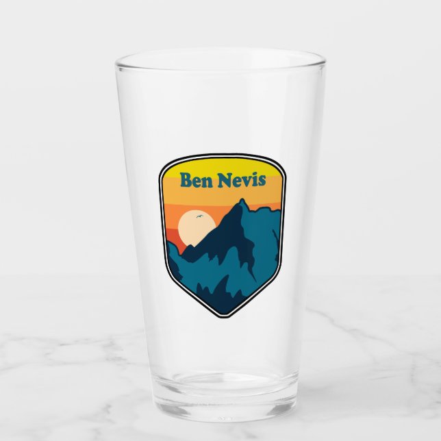 Ben Nevis Scotland Sunrise Glaskopp (Framsida)
