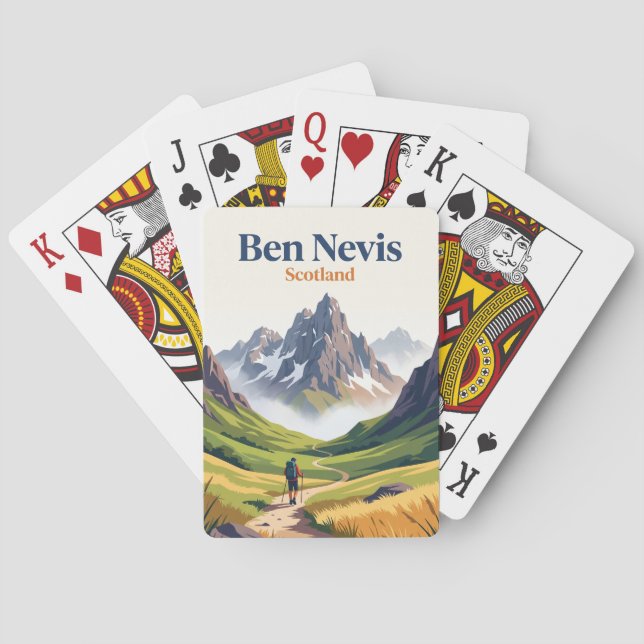 Ben Nevis Skottland Casinokort (Baksidan)
