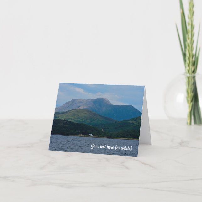 Ben Nevis, Skottland Grattiskort Tack Kort (Framsida)