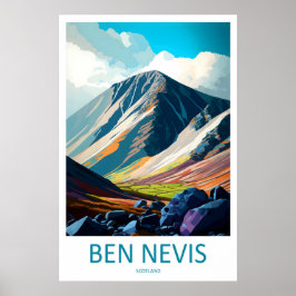 Ben Nevis Skottland Resa Affisch 2