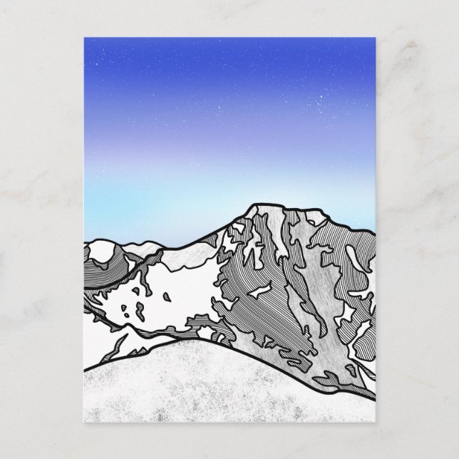 Ben Nevis Skottland Vykort (Framsida)