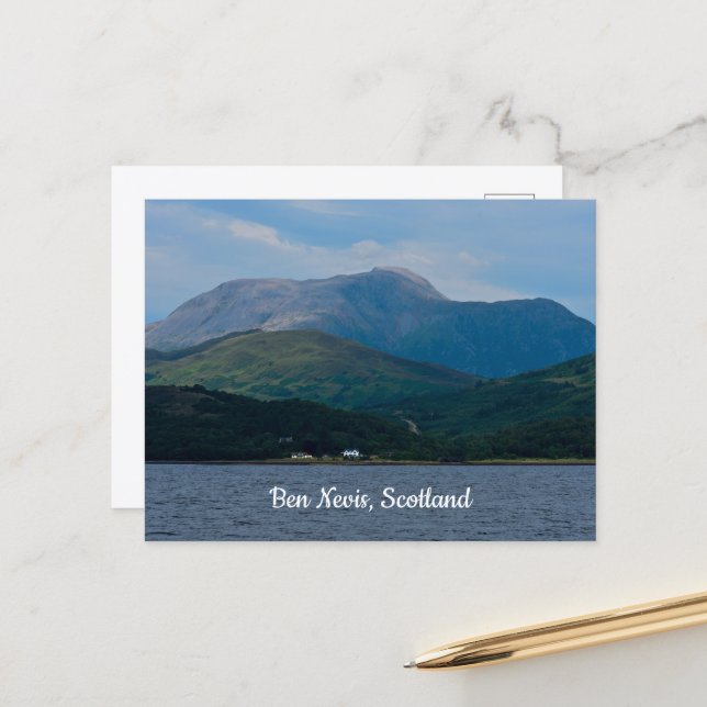 Ben Nevis, Skottland vykort (Fram/Back In Situ)
