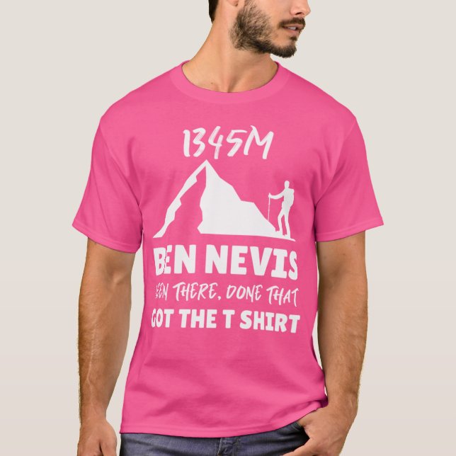 Ben Nevis var där och Harna till T Shirt (Framsida)