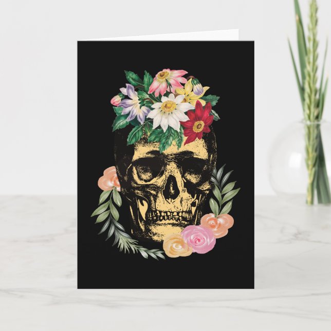Ben och blommor kort (Framsida)