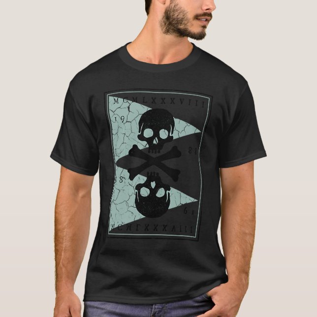 Ben och Döskallar Pirat T Shirt (Framsida)