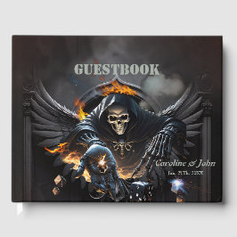 Ben och magi, skelett med den mystiska dice. gästböcker