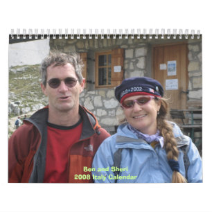 Ben och Sheries italienkalender 2008 Kalender
